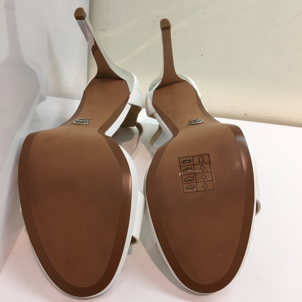 Michael Kors Hutton Sandal Optic White Size 10 - Picture 4 of 4